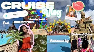Thumbnail: ￼￼CRUISE VLOG🎀🫧|Turks and Caicos,￼Dominican Republic,Family,celebration key,Food,Family|￼Aniyah D￼￼￼