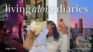 Thumbnail: Living Alone Diaries: Beauty Maintenance, Yoga, Girls Night & City Views | Weekly Vlog