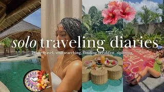 Thumbnail: BALI SOLO TRAVEL VLOG | my first solo trip, villa stay, floating breakfast & island hopping