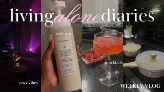 Thumbnail: Living Alone Diaries: Cozy Night Routine | Skincare, Cooking & Soft Evenings In
