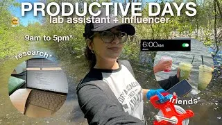 Thumbnail: PRODUCTIVE lab days in my life | student research assistant 