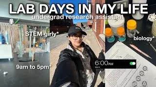 Thumbnail: 9am to 5pm lab days in my life | university lab assistant