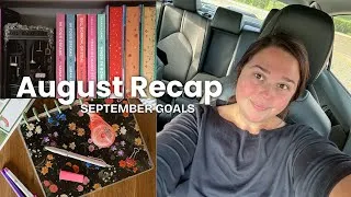 Thumbnail: August Recap: dealing with grief, healing with books, and realistic September goals