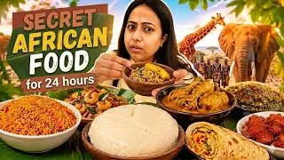 Thumbnail: Secret AFRICAN Food for 24 Hours | Fufu, Jollof Rice, cassava & more