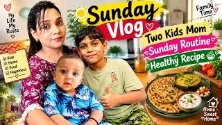 Thumbnail: आज है Sunday और एक माँ का काम कभी ख़तम नहीं होता.❣️#dailyvlog #momlife 