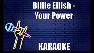 Thumbnail: Billie Eilish - Your Power (Karaoke)