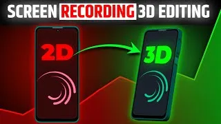 Thumbnail: Screen Recording Ko 3D Rotate Kaise Kare? | Alight Motion Tutorial