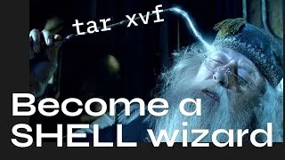 Thumbnail: Become a shell wizard in ~12 mins