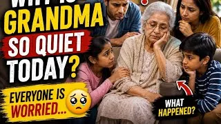 Thumbnail: Why Is Grandma So Quiet Today? 😟 Everyone Is Worried… | Emotional English Story