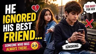 Thumbnail: “You Don’t Spend Time With Me Anymore…” 💔 | Emotional English Story with Moral