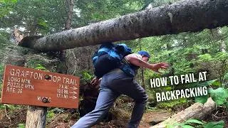 Thumbnail: Hammock Camping Gone Wrong on the Grafton Loop | Solo Backpacking Challenge