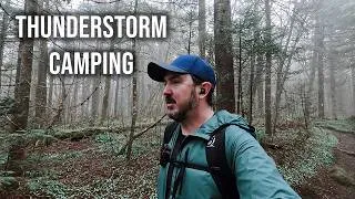 Thumbnail: Backpacking in a Thunderstorm - Smoky Mountains Camping Adventure