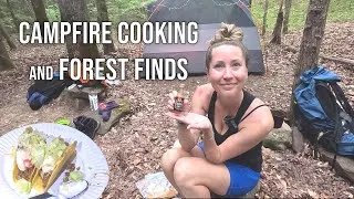 Thumbnail: Campfire Cooking in Alabama -  We Made TACOS with Forest Finds