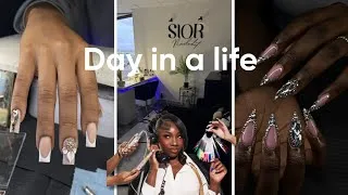 Thumbnail: Day in A life as a Nail tech : clients , Car Rants , and balancing life as a 24 year old 