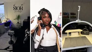Thumbnail: Day In A life as a Nail tech : I’M SOO BACK ! Let’s catch up , New suite decor , clients & More ..