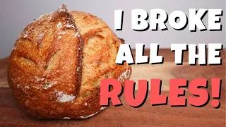 Thumbnail: Sourdough Bread Recipe for busy people | No discard, No stretch and fold, No banneton, No dutch oven