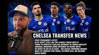 Thumbnail: EXCL: Alex Scott to Chelsea new info 👀 Enzo Fernandez latest, Tosin to Benfica? Tomas Araujo inter