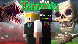 Thumbnail: 2 Idiots VS The Minecraft Terraria Mod