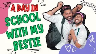 Thumbnail: A DAY IN SCHOOL WITH MY BESTIE || funny videos || sirfmridul#comedy #school #schoollife #bestfriend