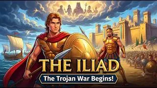 Thumbnail: The Iliad Explained for Kids ⚔️ | The Epic Story of Achilles, Hector & the Trojan War