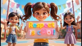 Thumbnail: Respect Is Cool! | Catchy Kids Song About Manners, Kindness & Respectful Behavior