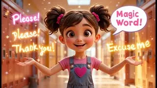 Thumbnail: Magic Words, Please! | Manners Song for Kids | Say Please, Thank You & Excuse Me
