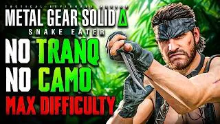 Thumbnail: Can You Beat MGS3 on the Hardest Difficulty without Camo or the Tranquilizer?