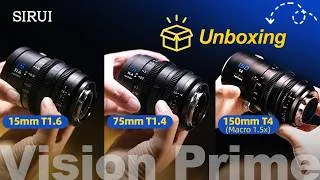 Thumbnail: SIRUI Vision Prime 15mm / 75mm / 150mm Macro — Unboxing & First Look