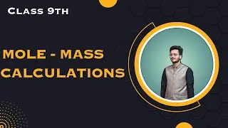 Thumbnail: Mole mass calculation | class 9th | Chemistry | like comment share