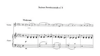 Thumbnail: Scène sentimentale Nos.3,5 Op.8 By Eugène Ysaÿe (with Score)