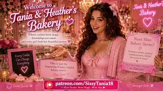 Thumbnail: 🍪 I Walked Into Tania & Heather's Bakery... and Left as a Beautiful Girl! 💖✨ | Magical Feminization