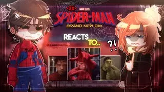 Thumbnail: ✩‧🕷Spiderman Brand New Day React To Themselves(mostly Peter)🕸[2X]Spiderman react|Tiktok|PT.1|Gacha
