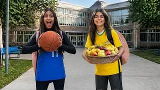 Thumbnail: Deema and Sally Play and Teach Healthy Food and sports at school