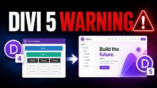 Thumbnail: The Brutal Truth About Moving From Divi 4 to Divi 5.