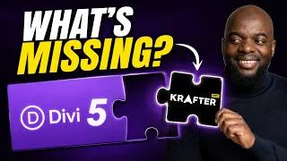 Thumbnail: Divi 5 vs KrafterPRO: The Difference Is Bigger Than You Think!