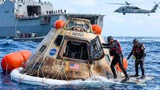 Thumbnail: See The Moment Divers Open Orion Spacecraft Door