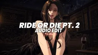 Thumbnail: Ride or die pt.2 (slowed) - Sevdaliza, Tokischa, and Villano Antillano [edit audio]