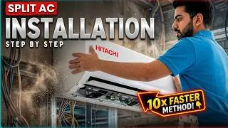 Thumbnail: Complete Split AC Installation Guide: Tools, Wiring, Leakage Test & Gas Check [HITACHI 1.5Ton 3Star]