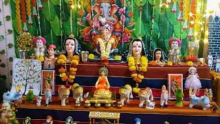 Thumbnail: Gauri Ganpati 2025 😍🎉 #gauriganpatidecoration #gauriganpatispecial #bappamorya #गौरीगणपती  