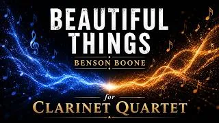 Thumbnail: Beautiful Things - Benson Boone | Clarinet Quartet