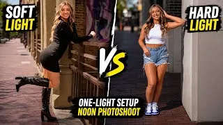 Thumbnail: Best Portrait Light at Noon? Soft Light vs Hard Light with a One-Light Setup
