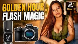 Thumbnail: Golden Hour Portraits With Viltrox 50mm f/2 + Neewer Z2R Pro Flash on Nikon Z8