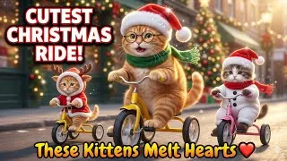 Thumbnail: The CUTEST Christmas Cat Ride! 🎅🐱 (You Won’t Believe This)