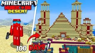 Thumbnail: I Survived 100 Days of DESERT In Minecraft Hardcore (Hindi)