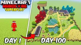 Thumbnail: I Survived 100 Days Of SUPERFLAT In Minecraft Hardcore (Hindi)