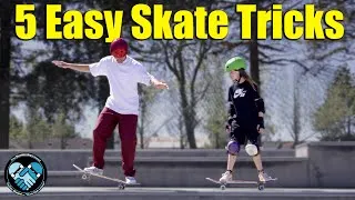 Thumbnail: 5 Easy Skateboarding Tricks for Beginners