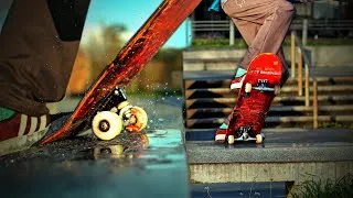 Thumbnail: Inward Heelflip Manual in the Rain (Chris Chann)