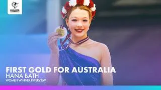 Thumbnail: "I'm so proud!" | Hana BATH (AUS) | Women Winner Interview | Riga 2026