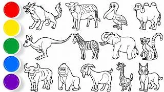 Thumbnail: Draw Amazing Animals in Minutes! Wolf, Cow, Pelican, Camel, Kangaroo, Zebra, Elephant, Lemur, & more