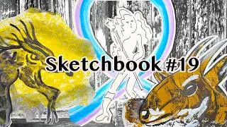Thumbnail: Sketchbook tour #19 - My Quirky Obsessions Take Over